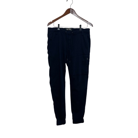 DU/ER Men's Size 31 x 29 N2X Navy Slim Fit No Sweat Jogger Style Pant Cotton - Picture 2 of 11